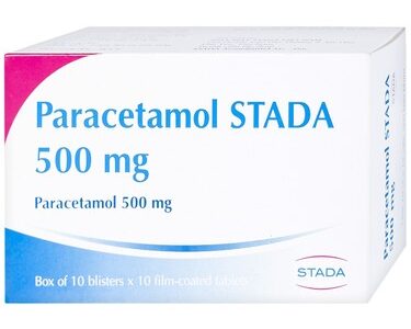 Viên nén Paracetamol Stada 500mg điều trị các cơn đau đầu, đau thần kinh, đau răng (10 vỉ x 10 viên)