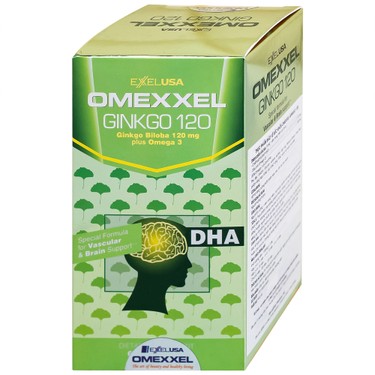 Viên uống Omexxel Ginkgo 120 hỗ trợ tăng cường tuần hoàn máu não, tốt cho tim mạch (60 viên) - Ảnh 3