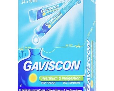 Hỗn dịch Gaviscon Reckitt Benckiser điều trị trào ngược dạ dày, thực quản (24 gói x 10ml)